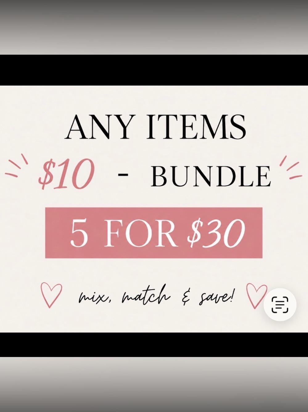 Bundle Offer Sign - Promotional Graphic